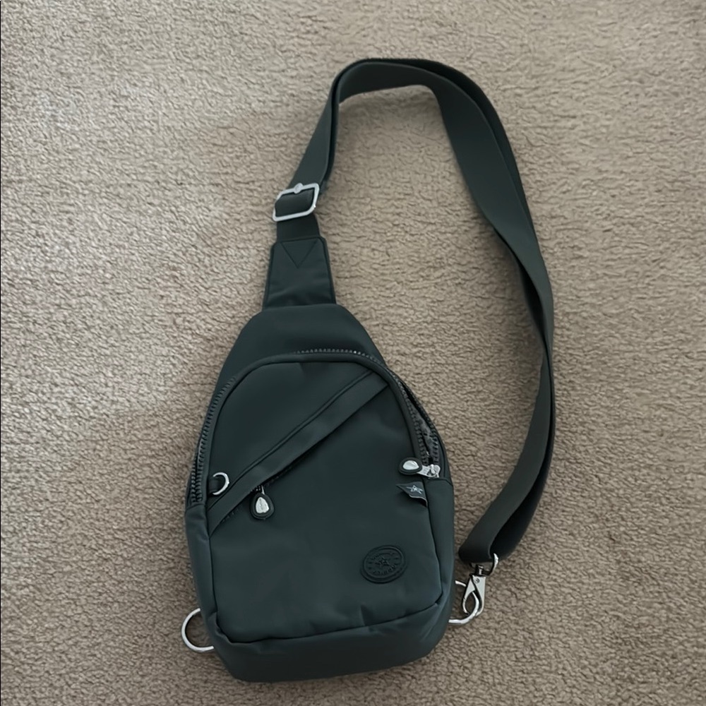 Dark Green Sling Bag